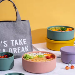 Fair Lonchera de Silicona Redonda 700ml