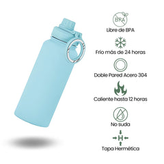 Fair Botella Aqualuxe 1000ML Tapa Sujetador de Celular