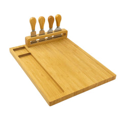 Fair Juego de Tablas y Cuchillos de Bambú Ecochef