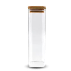 Fair Envases de Vidrio Tapa Bambú 2400ml