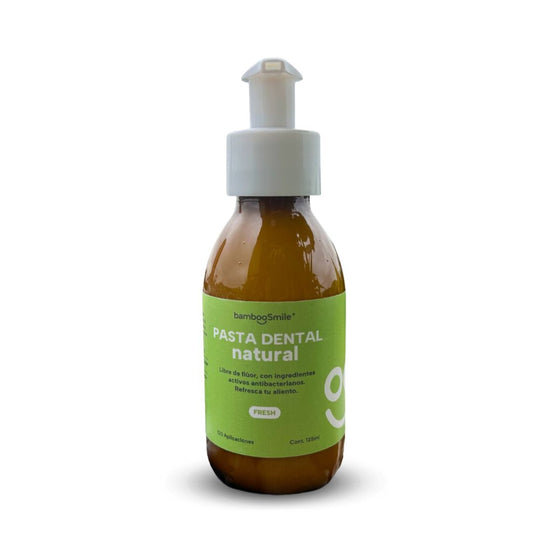 BambooSmile Pasta Dental Natural 125ml - Cuidado Bucal Ecológico y Vegano