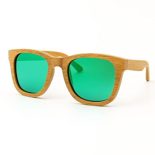 Fair Gafas De Bambú Original Protección UV 400 Verde