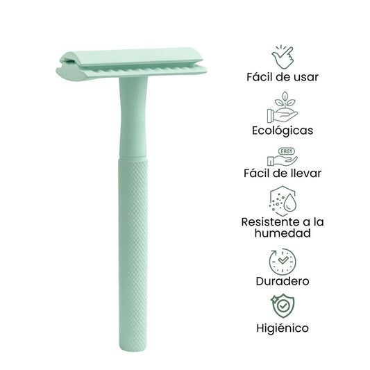 Fair Rasuradora PREMIUN de Acero Inoxidable Reutilizable Menta