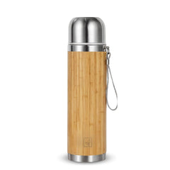 Fair Botella de Bambú Térmica Thermogo de 500ml