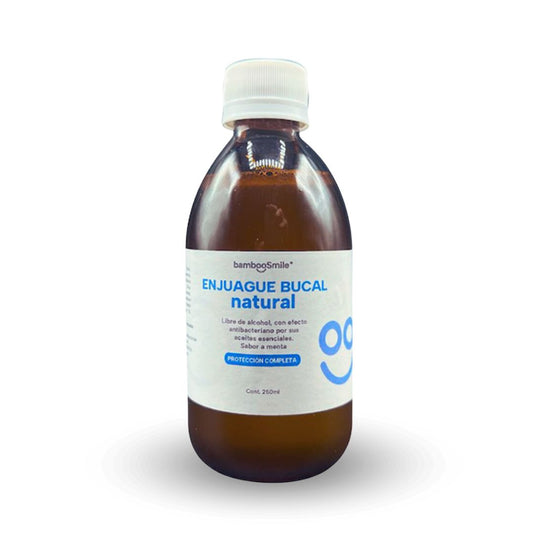 BambooSmile Enjuague Bucal Natural 250ml - Frescura y Cuidado Ecológico