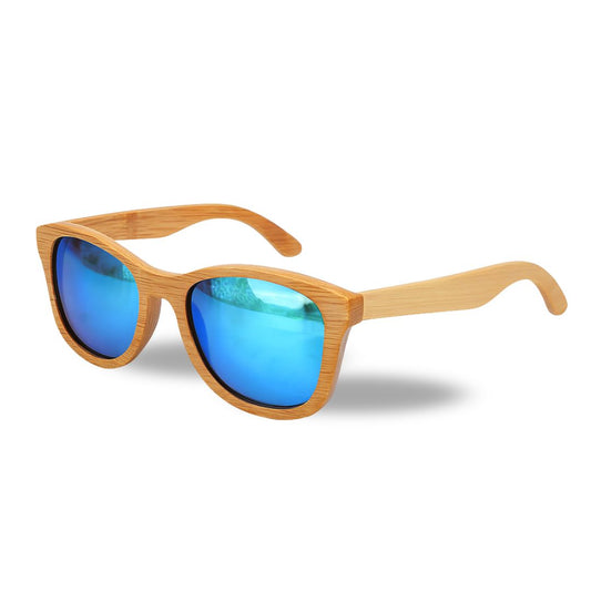 Fair Gafas De Bambú Original Protección UV 400 Celeste