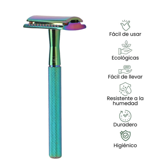 Fair Rasuradora PREMIUN de Acero Inoxidable Reutilizable Tornasol