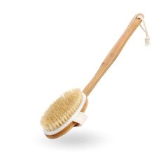 Fair Cepillo Masajeador de Bambú con Mango Largo