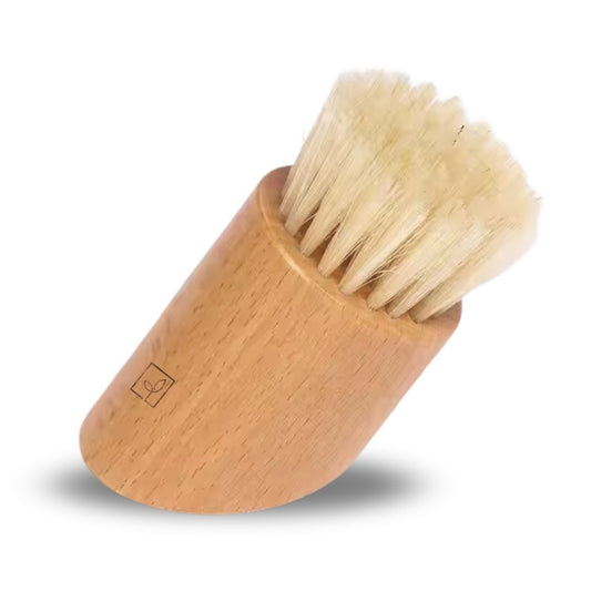 Fair Brocha de Limpieza Rasuradora con Mango de Bambú y Cerdas de Sisal