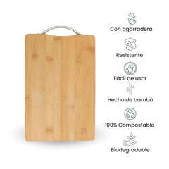 Fair Tabla de Bambú Grande Cuadrada