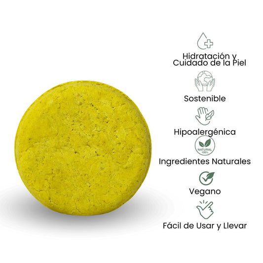 Fair Espuma de Afeitar Vegana en Barra - Cosmético Sólido Natural y Ecológico