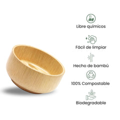 Fair Bowl de Bambú Cuenco Redondo Eco Mix