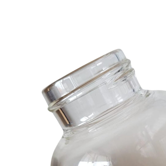 Fair Botella de Vidrio Tapa Bambú Econosip  500ml