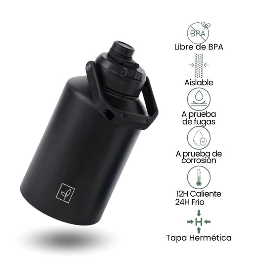 Fair Botella Mega Térmica de Acero Inoxidable 4000ML (Galón)