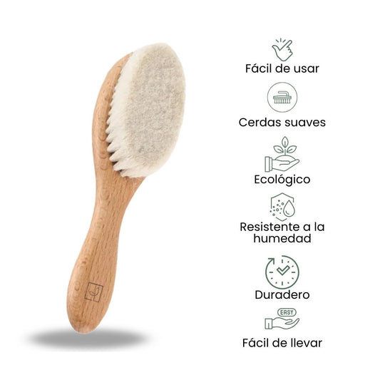 Fair Cepillo de Cabello Bambú Extra Suave