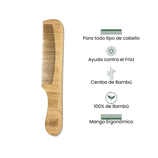 Fair Peine Largo Mediano de Bambú
