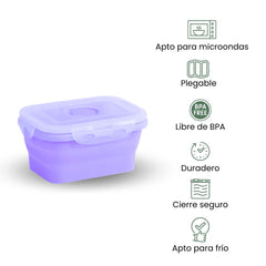 Fair Lonchera de Silicona Plegable