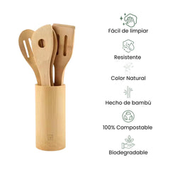 Fair Set de Utensilios de Bambú