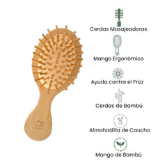 Fair Cepillo de Cabello Bambú Pequeño