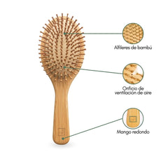 Fair Cepillo de Cabello Bambú Mediano