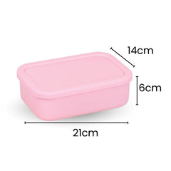 Fair Lonchera de Silicona Cuadrada 800ml