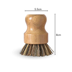 Fair Fregador de Platos y Verduras de Bambú y Cerdas de Sisal