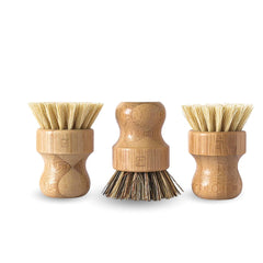 Fair Fregador de Platos y Verduras de Bambú y Cerdas de Sisal