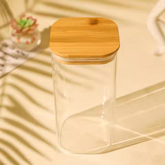 Fair Envases de Vidrio Tapa Bambú 1800ml