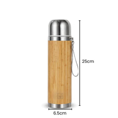 Fair Botella de Bambú Térmica Thermogo de 500ml