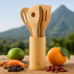Fair Set de Utensilios de Bambú