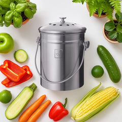 Fair Tacho de Compostaje Metálico 1,3 Galones