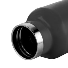 Fair Botella Térmica Camping de acero inoxidable con tapa de bambú 500ML (Medio Litro)