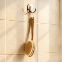 Fair Cepillo Masajeador de Bambú con Mango Largo