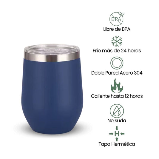 Fair Botella Taza Térmica Acero Inoxidable 360ML  SIN LOGO FAIR