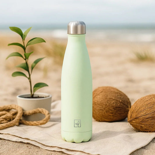 Fair Botella Cola Térmica de Acero Inoxidable 500ML MENTA (Medio litro)