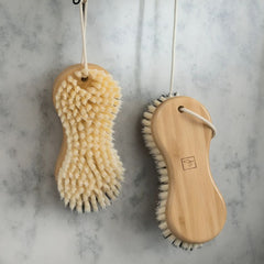 Fair Cepillo para Lavar Ropa de Bambú y Cerdas de Sisal