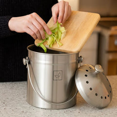 Fair Tacho de Compostaje Metálico 1,3 Galones