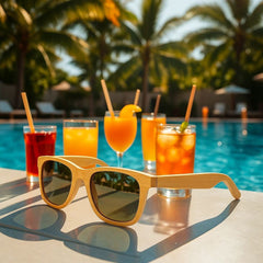 Fair Gafas De Bambú Original Protección UV 400 Negro