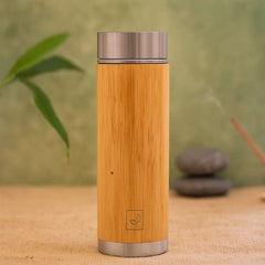 Fair Botella de Bambú Térmica Pure de 500ml