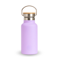 Fair Botella Térmica Camping de Acero Inoxidable con Tapa de Bambú 350ML SIN LOGO