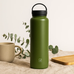 Fair Botella Sport Térmica de Acero Inoxidable 1200ML Verde Oliva