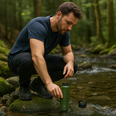 Fair Botella Sport Térmica de Acero Inoxidable 1200ML Verde Oliva