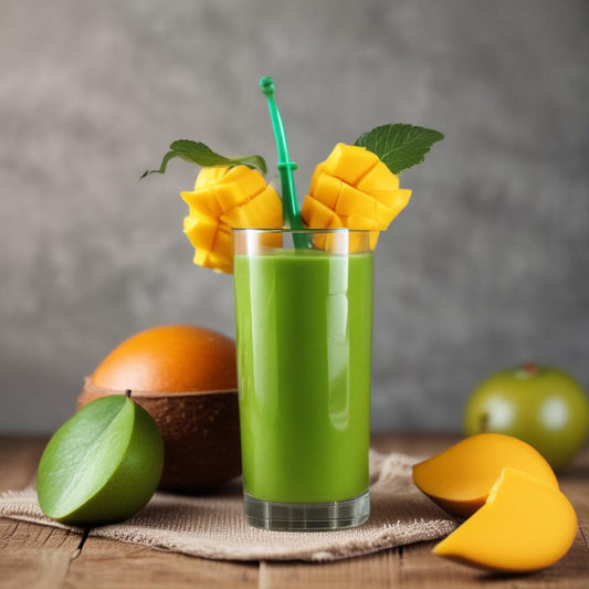 Recetas Saludables para Niños: Smoothie Vegano de Mango y Espinaca