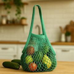 Fair Bolso Malla de Algodón para Frutas y Verduras Reutilizables