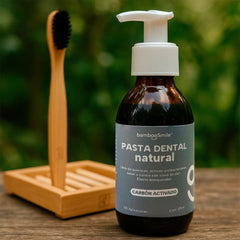 BambooSmile Pasta Dental Natural 125ml - Cuidado Bucal Ecológico y Vegano