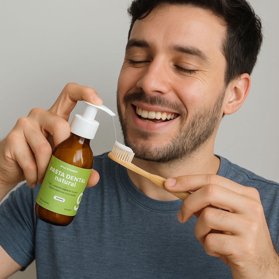 BambooSmile Pasta Dental Natural 125ml - Cuidado Bucal Ecológico y Vegano