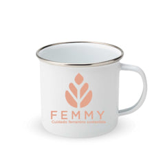 Femmy Taza Esmaltada Esterilizar La Copa o Infusiones