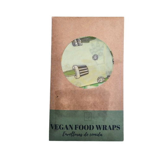 Fair Envolturas de Comida de Cera Vegana Verde Unidad 1080