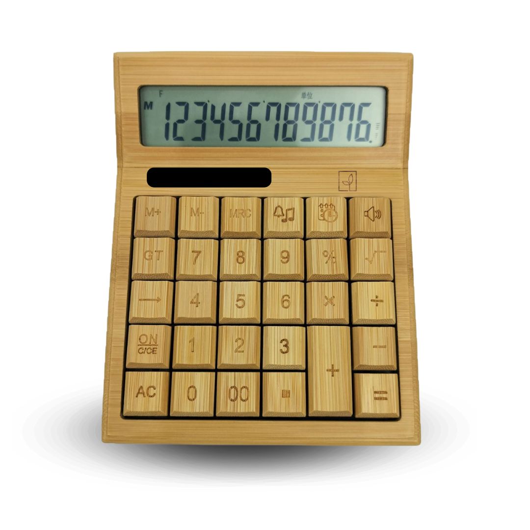 Fair Calculadora de Bambú Imagen principal del producto