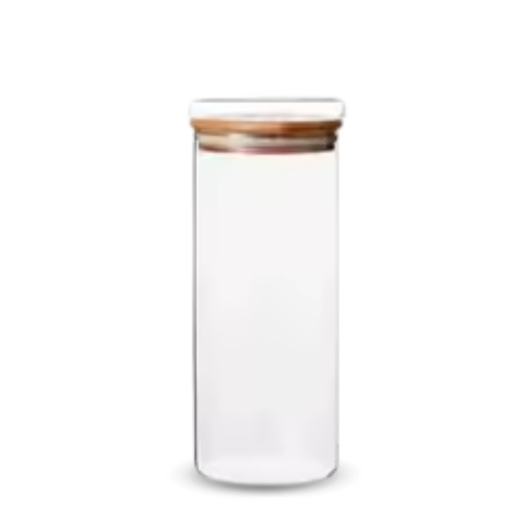 Fair Envases de Vidrio Tapa Bambú 1800ml